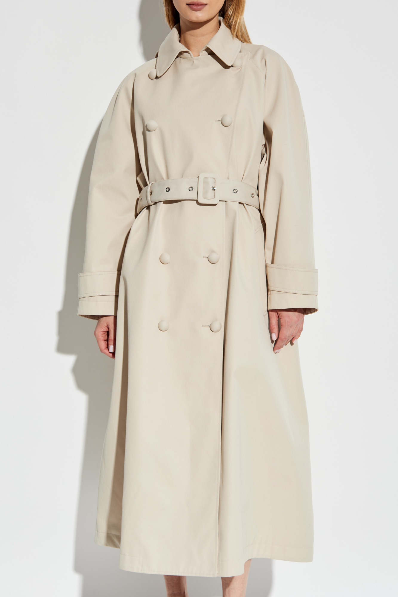 Cream Double-breasted coat Dolce & Gabbana - Vitkac Canada